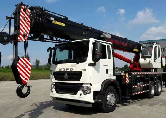 360 tutta l'asta dell'articolazione montata camion di rotazione Cranes 10 il colore rosso di tonnellata SQ10ZK3Q