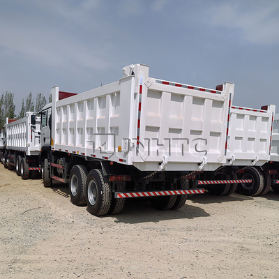 Sinotruk HOWO TX 371HP Diesel Dump Truck 10 Ruote 6X4 Trasmissione manuale Motore Weichai Euro 2 Tipper