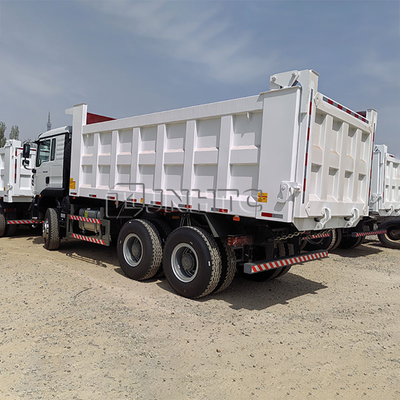 Sinotruk HOWO TX 371HP Diesel Dump Truck 10 Ruote 6X4 Trasmissione manuale Motore Weichai Euro 2 Tipper