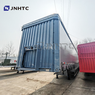4 assi 40ft side curtain trailer con 60tons per bevande e merci side curtain trailer con trapani