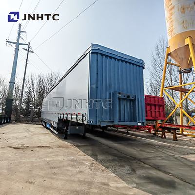4 assi 40ft side curtain trailer con 60tons per bevande e merci side curtain trailer con trapani