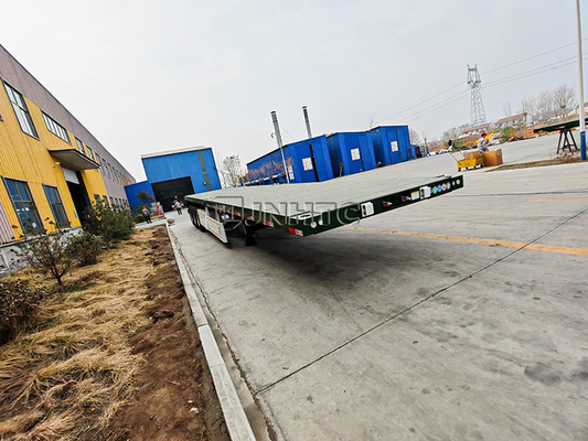 3 assi 40 tonnellate semirimorchio a letto piatto 20 piedi 40 piedi container