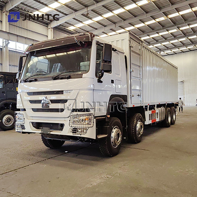 25Ton Howo Truck 8*4 Van Trucks Diesel Manual Transmission Container ingrossati Box Cargo Trucks
