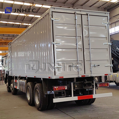 25Ton Howo Truck 8*4 Van Trucks Diesel Manual Transmission Container ingrossati Box Cargo Trucks