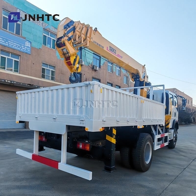 Howo Mini 4*4 6 ruote Double Row Cab Cargo Truck Con Telescopic Boom Crane Truck