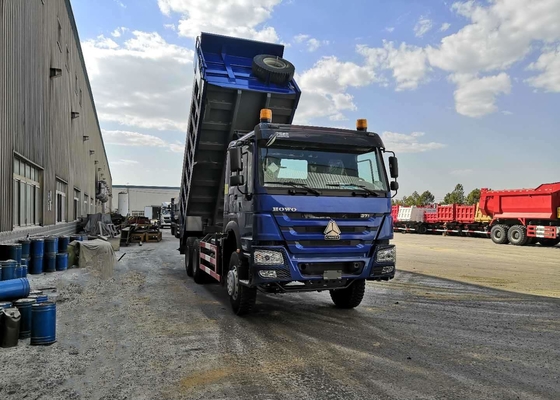 Autocarro con cassone ribaltabile resistente del ribaltatore di potere di cavallo del blu 371