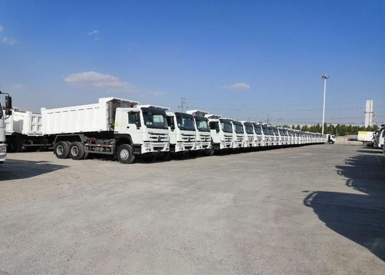 caricamento resistente di CBM del camion 20 dell'autocarro con cassone ribaltabile dell'azionamento completo 6x6 336HP Sinotruk Howo