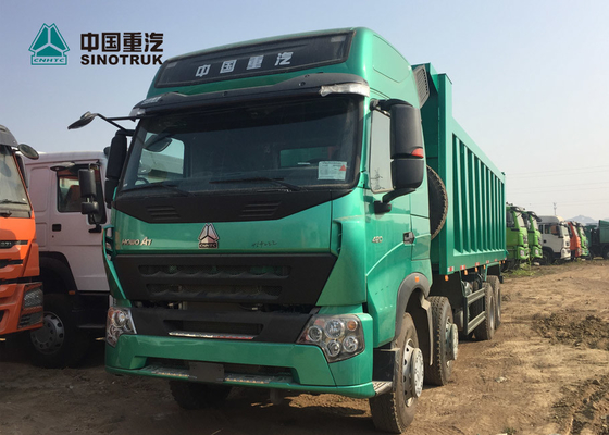 Alto autocarro con cassone ribaltabile della carrozza HOWO A7 del tetto 420HP dell'euro 4 con il doppio bunker per philippine