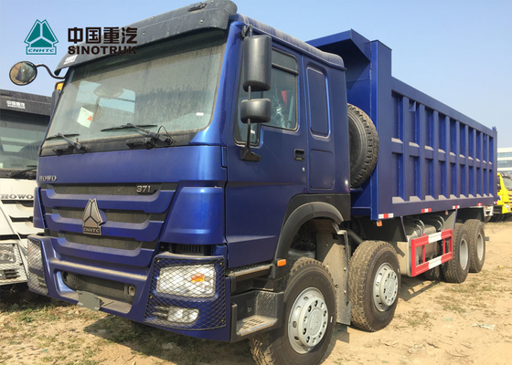 Autocarro a cassone di sollevamento anteriore del camion 8x4 12 Tiro HOWO dell'onere gravoso 371HP dell'euro 2
