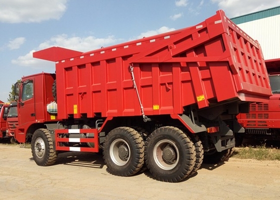 420 cavalli vapore 6x4 grande autocarro con cassone ribaltabile di estrazione mineraria di 70 tonnellate Howo resistente ZZ5707V3840CJ