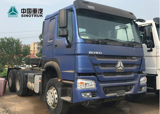6 x 4 10 testa resistente del trattore del camion Euro2 420hp del motore primo delle ruote