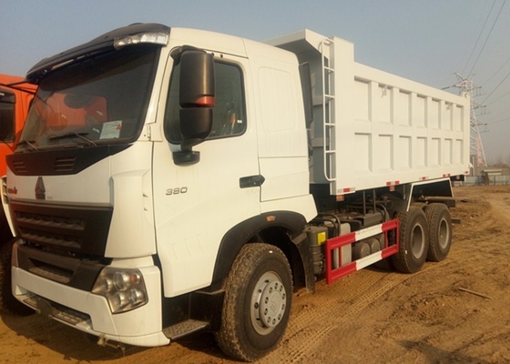 Ruote resistenti bianche dell'autocarro con cassone ribaltabile di A7 Sinotruk Howo dieci 6 x 4 18M3 40 T