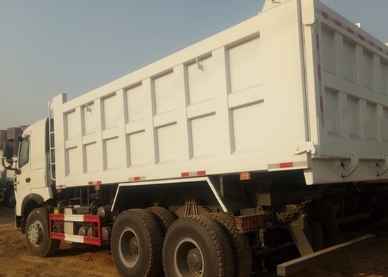 Ruote resistenti bianche dell'autocarro con cassone ribaltabile di A7 Sinotruk Howo dieci 6 x 4 18M3 40 T