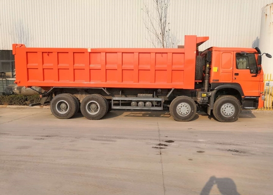 autocarro con cassone ribaltabile resistente 8x4 di HOWO7 Sinotruk, 12 ruote 25M3 autocarro con cassone ribaltabile da 50 tonnellate