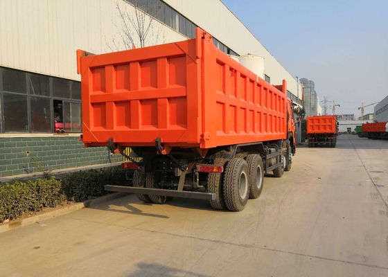 autocarro con cassone ribaltabile resistente 8x4 di HOWO7 Sinotruk, 12 ruote 25M3 autocarro con cassone ribaltabile da 50 tonnellate