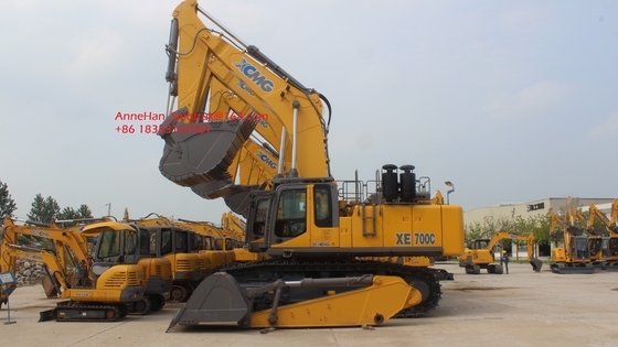 Configurazione idraulica della parte alta di estrazione mineraria dell'escavatore del cingolo del motore 70t di XE700C
