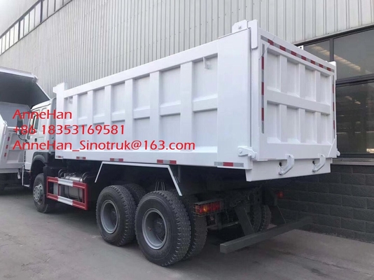Autocarro con cassone ribaltabile resistente bianco di Sinotruk Howo7 di colore, carraio 10 20 tonnellate di 6x4 di autocarro a cassone