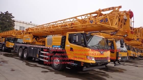 Tutto il tipo altezza di elevazione del combustibile della gru montato camion del terreno QY35K5 di 14.3m