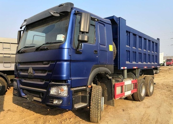 Autocarro con cassone ribaltabile pesante di potere di cavallo di Sinotruk 6x4 371 25 tonnellate di lunga vita blu di colore