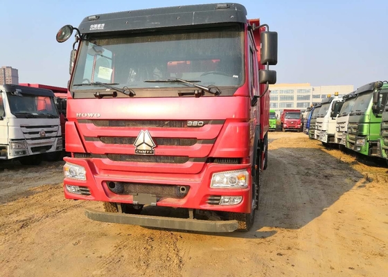 Attrezzatura resistente dell'autocarro con cassone ribaltabile 6x4 di HOWO con l'autocarro con cassone ribaltabile internazionale di colore rosso 371hp