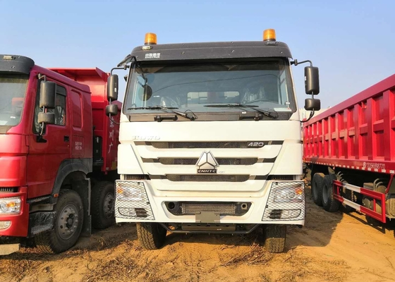 8x4 40 ruota guidata di Ton Heavy Duty Dump Truck Howo 12 per colore bianco del carico cubico 30