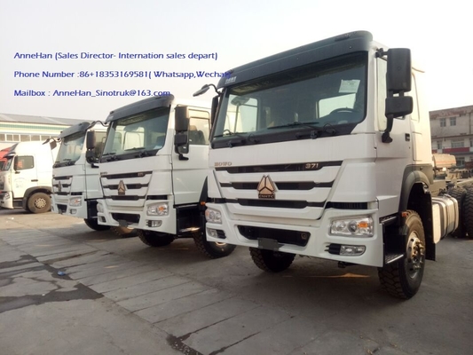 10 cabina dell'euro 2 LHD 6X4 336HP HW76 del telaio del camion del carico delle gomme SINOTRUK HOWO