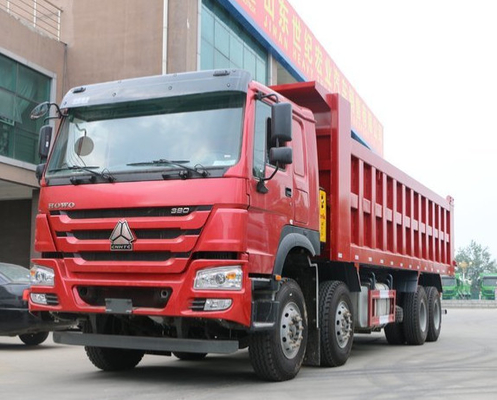 12 norma resistente dell'euro II dell'autocarro con cassone ribaltabile di iso ccc della ruota SINOTRUK HOWO 8X4
