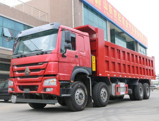 12 norma resistente dell'euro II dell'autocarro con cassone ribaltabile di iso ccc della ruota SINOTRUK HOWO 8X4