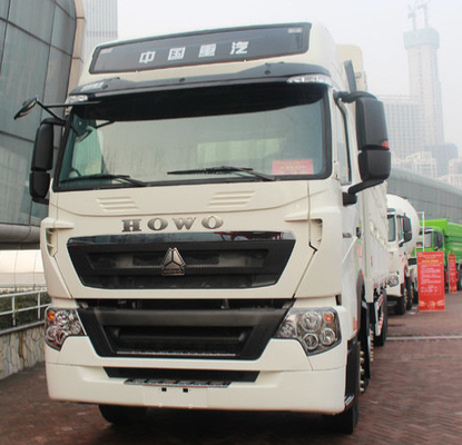 50T camion del palo della scatola di capacità 450hp SINOTRUK HOWO A7 8x4/camion camion del carico