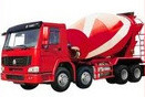 tonnellata bianca rossa ccc di colore 20-60 del camion della betoniera di 16cbm 8x4 Sinotruk HOWO passata