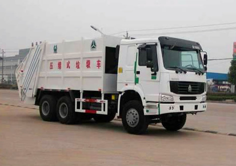 6x4 camion del compattatore dei rifiuti limite di emissione dell'euro II, camion di immondizia compatto 12m3