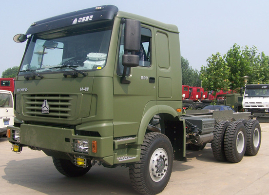 Il camion del compattatore di rifiuti di ZZ2167M5227 6x6 tutto il carico dell'azionamento della ruota trasporta il potere su autocarro III 380hp dell'euro II di SINOTRUCK