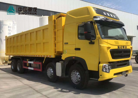 Giallo dell'autocarro con cassone ribaltabile di 420HP 8X4 29CBM T7H Sinotruk Howo