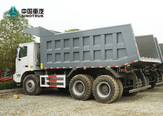 Progettazione speciale di estrazione mineraria 6x4 di re Heavy-duty del carico utile bianco dell'autocarro con cassone ribaltabile 70T