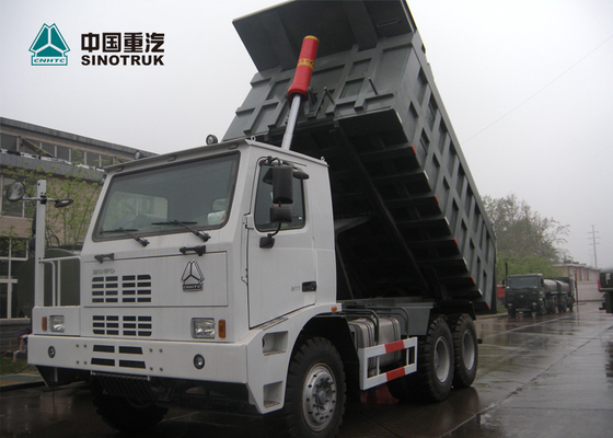 Progettazione speciale di estrazione mineraria 6x4 di re Heavy-duty del carico utile bianco dell'autocarro con cassone ribaltabile 70T