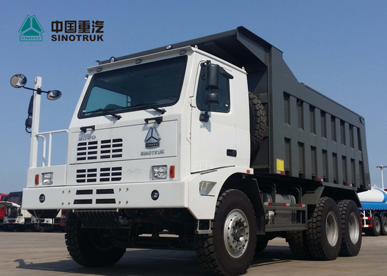 Progettazione speciale di estrazione mineraria 6x4 di re Heavy-duty del carico utile bianco dell'autocarro con cassone ribaltabile 70T