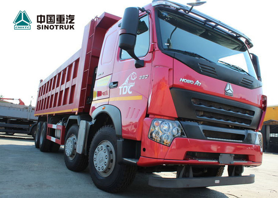 Autocarro con cassone ribaltabile 8x4 dell'euro 2 di Sinotruk Howo A7 30cbm resistente 50 tonnellate di carico utile