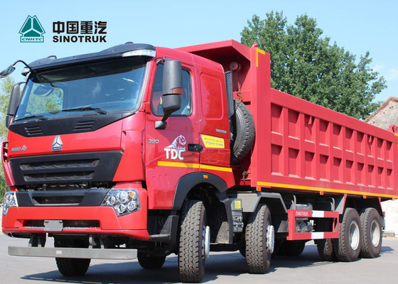 Autocarro con cassone ribaltabile 8x4 dell'euro 2 di Sinotruk Howo A7 30cbm resistente 50 tonnellate di carico utile