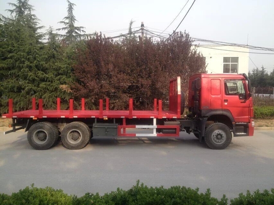camion 30T 6x4 a base piatta 10wheels del contenitore di carico di 371hp Sinotruk Howo7 con 1 ruota di scorta
