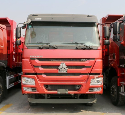 Autocarro con cassone ribaltabile resistente della ruota di Sinotruk 6x4 10 con il capovolgimento della piattaforma del corpo