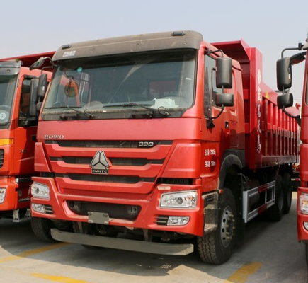Autocarro con cassone ribaltabile resistente della ruota di Sinotruk 6x4 10 con il capovolgimento della piattaforma del corpo
