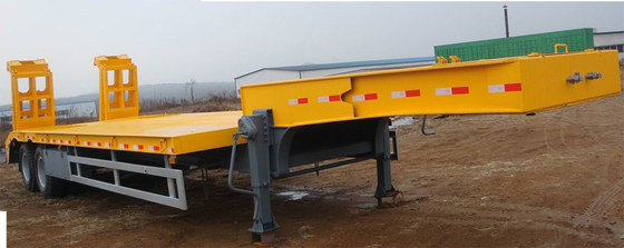 13000M 3 rimorchi resistenti 50-60T 12 dei semi di Alxes Lowbed si stanca con 2 gambe