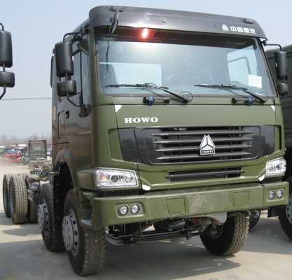 Howo 8x8 tutto il risparmio energetico pesante del motore dell'euro III del camion del carico del veicolo dell'azionamento della ruota