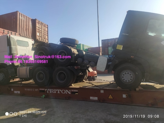 ruote di Sinotruk HowoA7 10 del camion del trattore della guida a sinistra del camion del motore primo 420hp