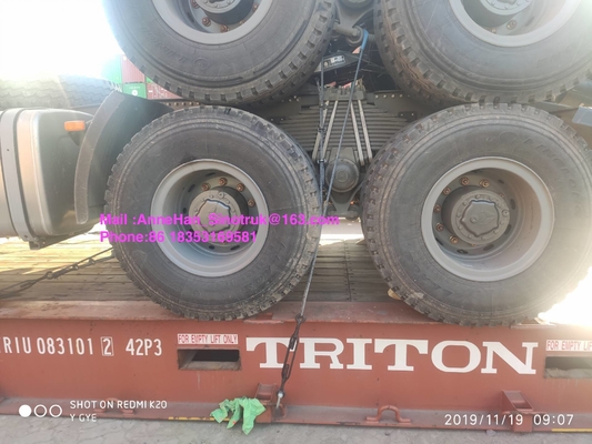 ruote di Sinotruk HowoA7 10 del camion del trattore della guida a sinistra del camion del motore primo 420hp