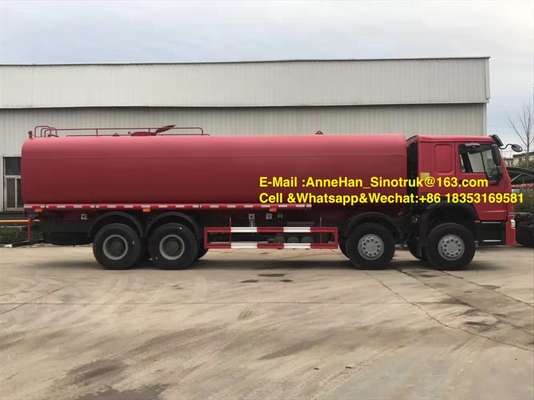 Autocisterna 25-35CBM 8X4 di Sinotruk per l'abbellimento di trasporto dell'acqua di Sinotruk Howo