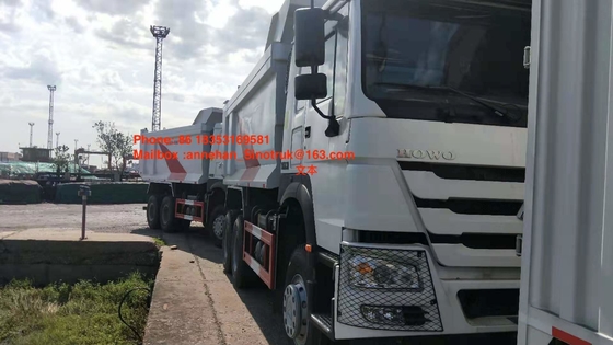 Howo7 Sinotruk Ghana 10 spinge l'autocarro con cassone ribaltabile 6x4 per 40T il carico Capcity 371hp