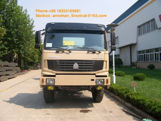 emissione Stander 371hp del camion Euro2 del trattore di 6x6 Sinotruk Howo7 per capacità di rimorchio 50T