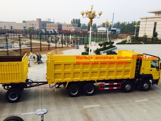 rimorchio dello scarico di capacità di carico di 3axles 50-60T 12wheels con le gambe 2Jost