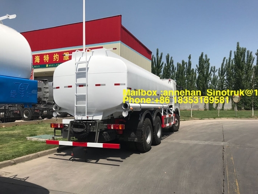 Autocisterna bianca Lhd Zz1257n4347n1 dell'olio del camion di serbatoio di combustibile di Sinotruk Howo A7 6x4
